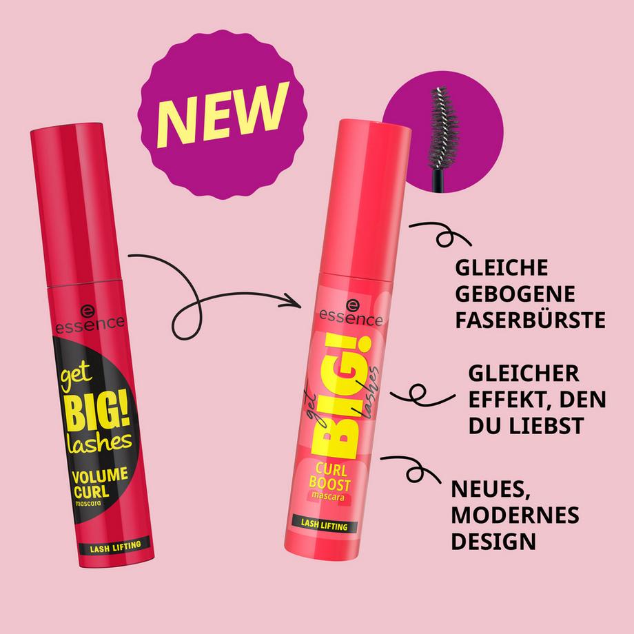 essence  get BIG! lashes CURL BOOST mascara 