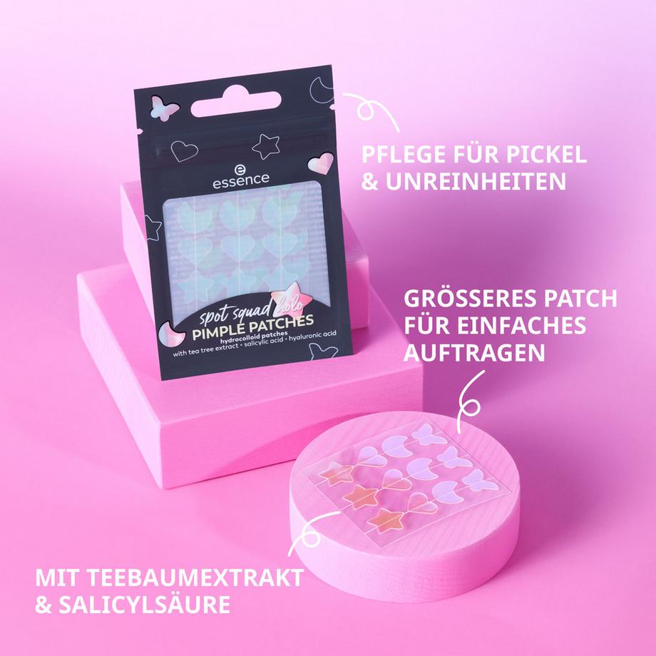 essence  spot squad holo PIMPLE PATCHES patchs anti-boutons 