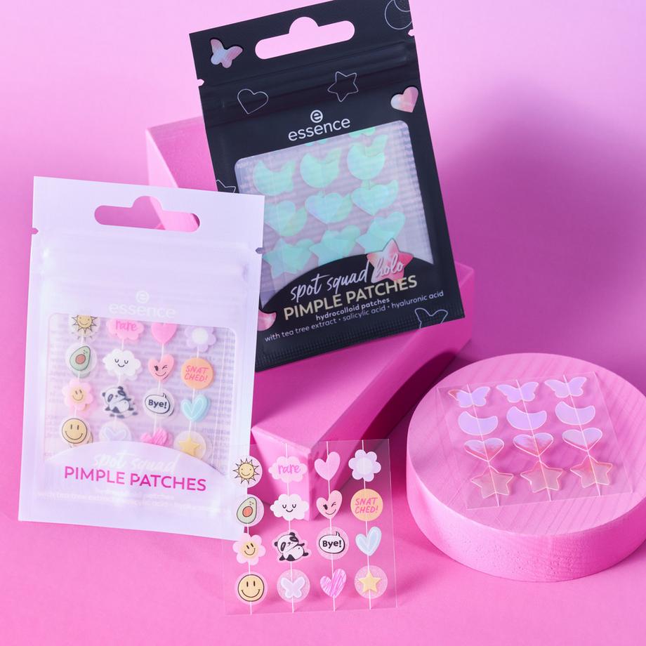 essence  spot squad holo PIMPLE PATCHES patchs anti-boutons 