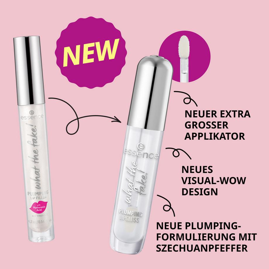 essence  what the fake! PLUMPING LIPGLOSS 