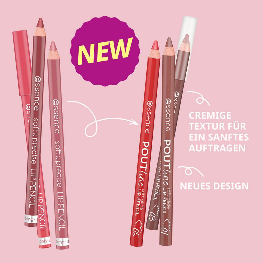 essence  POUTline soft glide LIP PENCIL crayon à lèvres 