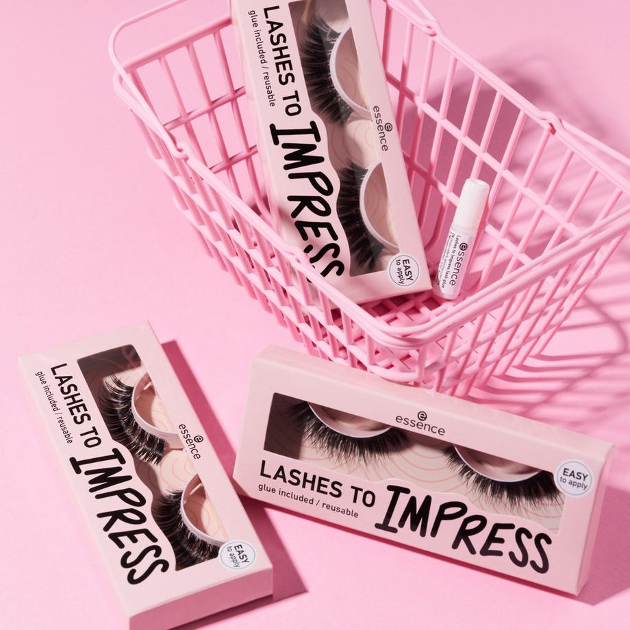 essence  LASHES TO IMPRESS faux cils 