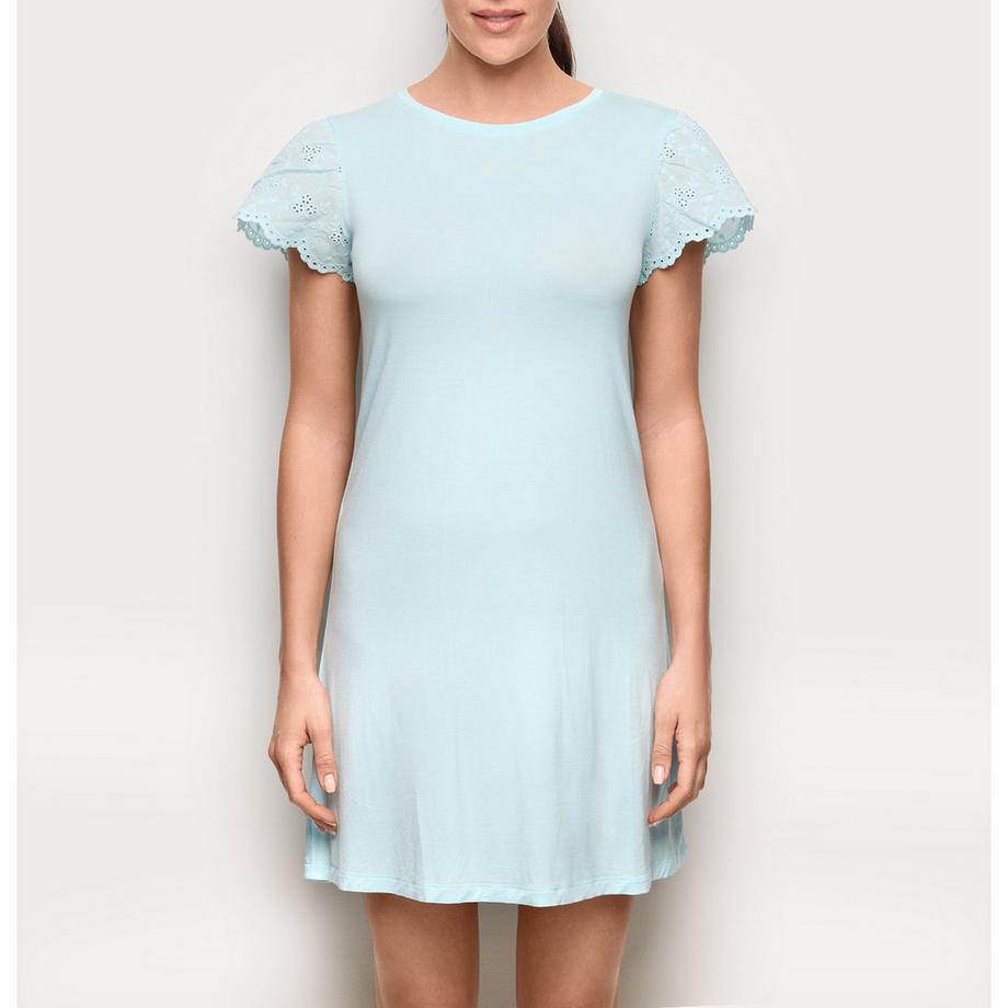 Chemise de nuit, manches courtes