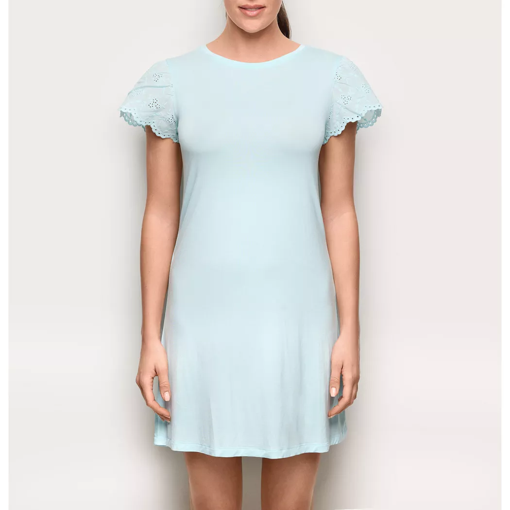 Yamamay - Nachthemd, kurzarm, für Damen, Marine, Größe M