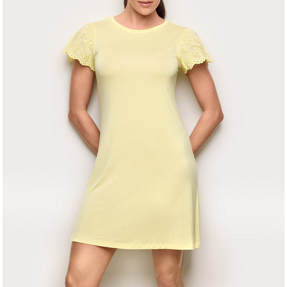 Chemise de nuit, manches courtes