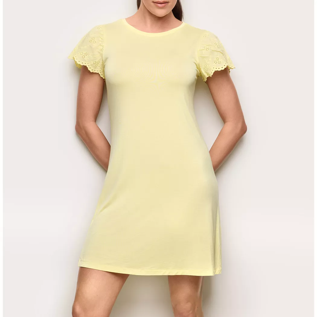 Yamamay - Camicia da notte, maniche corte, per donna, Colore Moda, Größe L