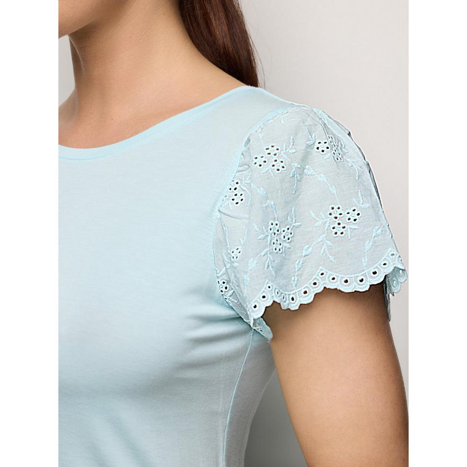 Yamamay Kurzarm Pyjama Set mit Lochstickerei  