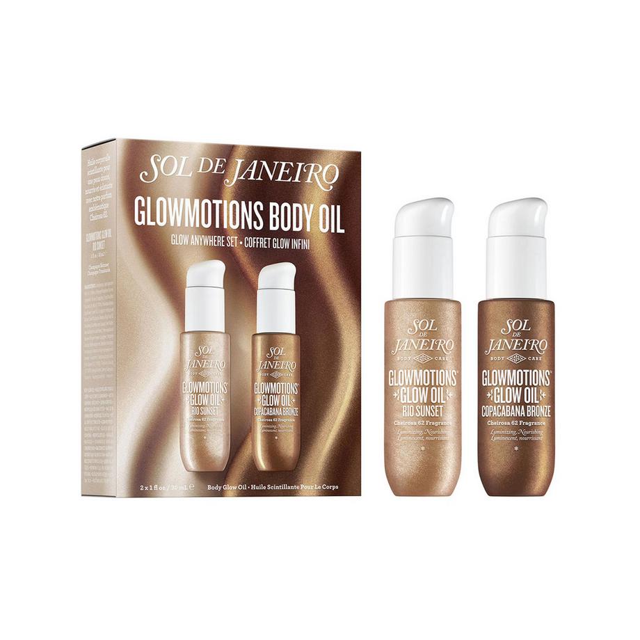 Glowmotions Set - Coffret Huiles pour le corps scintillantes & nourissantes