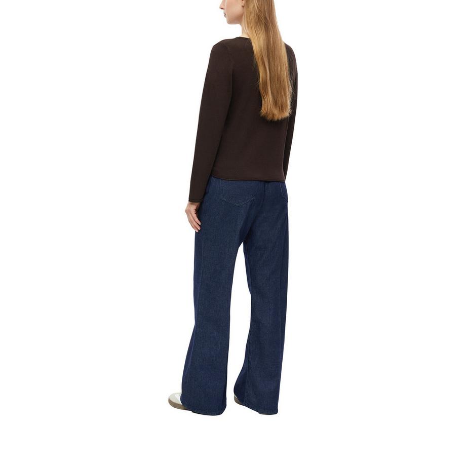 S. Oliver Red Label Strickpullover mit Rundhalsausschnitt  