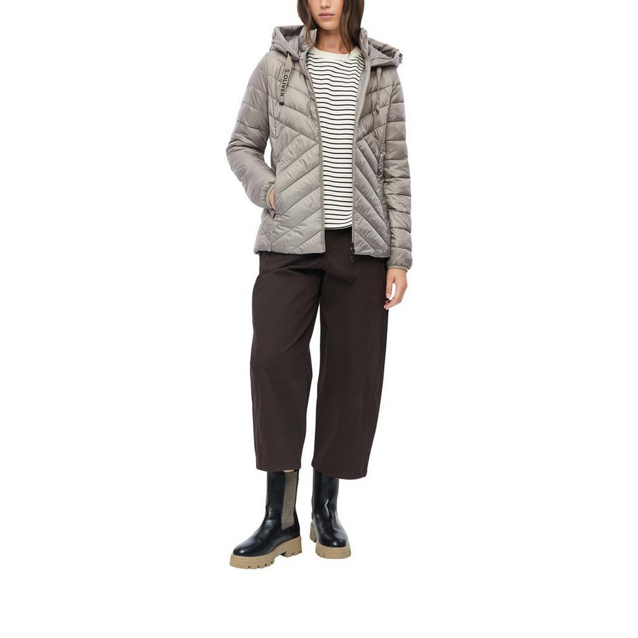 S. Oliver Red Label Gepolsterte Jacke mit Kapuze  