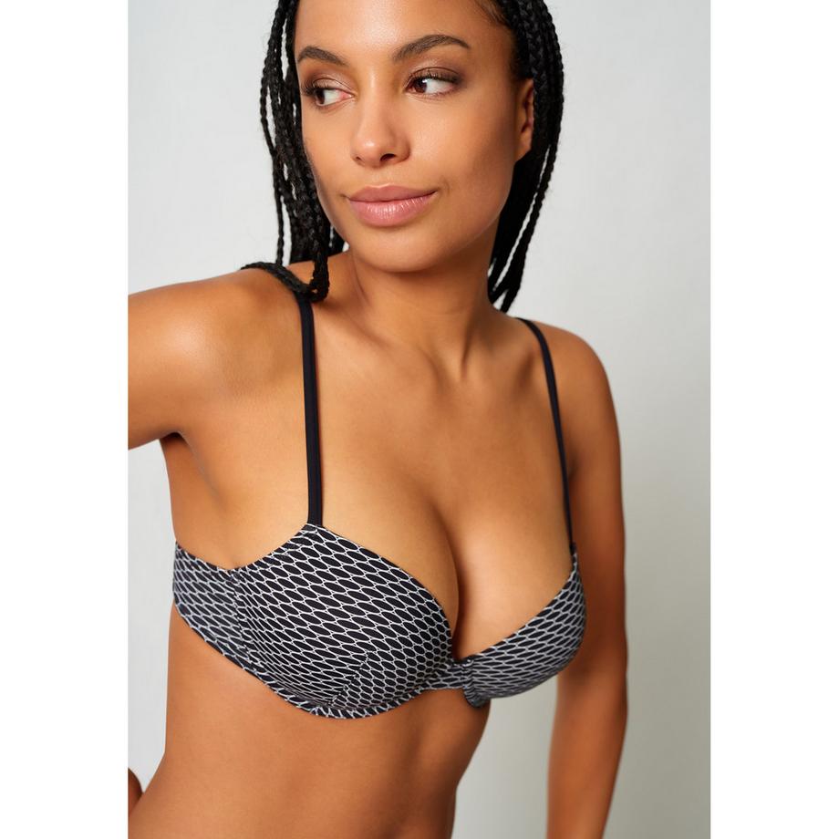 Skiny Haut de bikini push-up imprimé léopard  