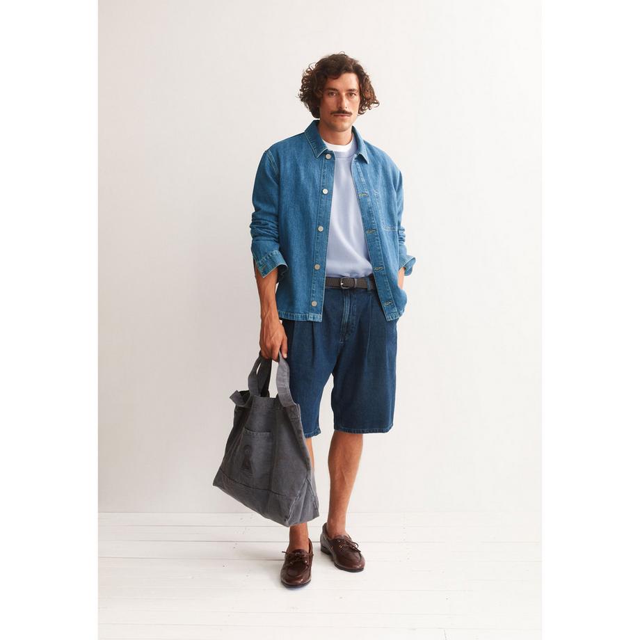 ARMEDANGELS Plissierte Denim Shorts  