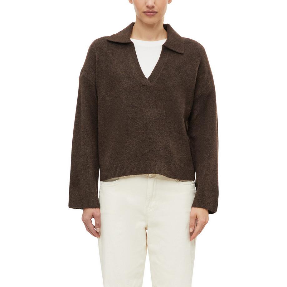 S. Oliver Red Label Maglione lavorato a maglia con collo e scollo a V  