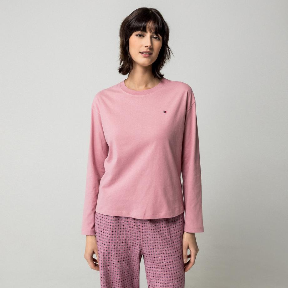 TOMMY HILFIGER Essential Sleep Set Pigiama Maniche Lunghe  