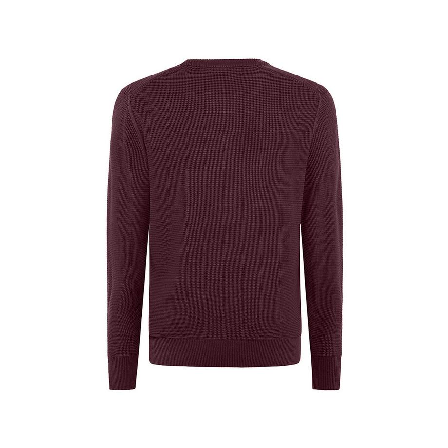 pierre cardin Pull col rond en tricot côtelé  