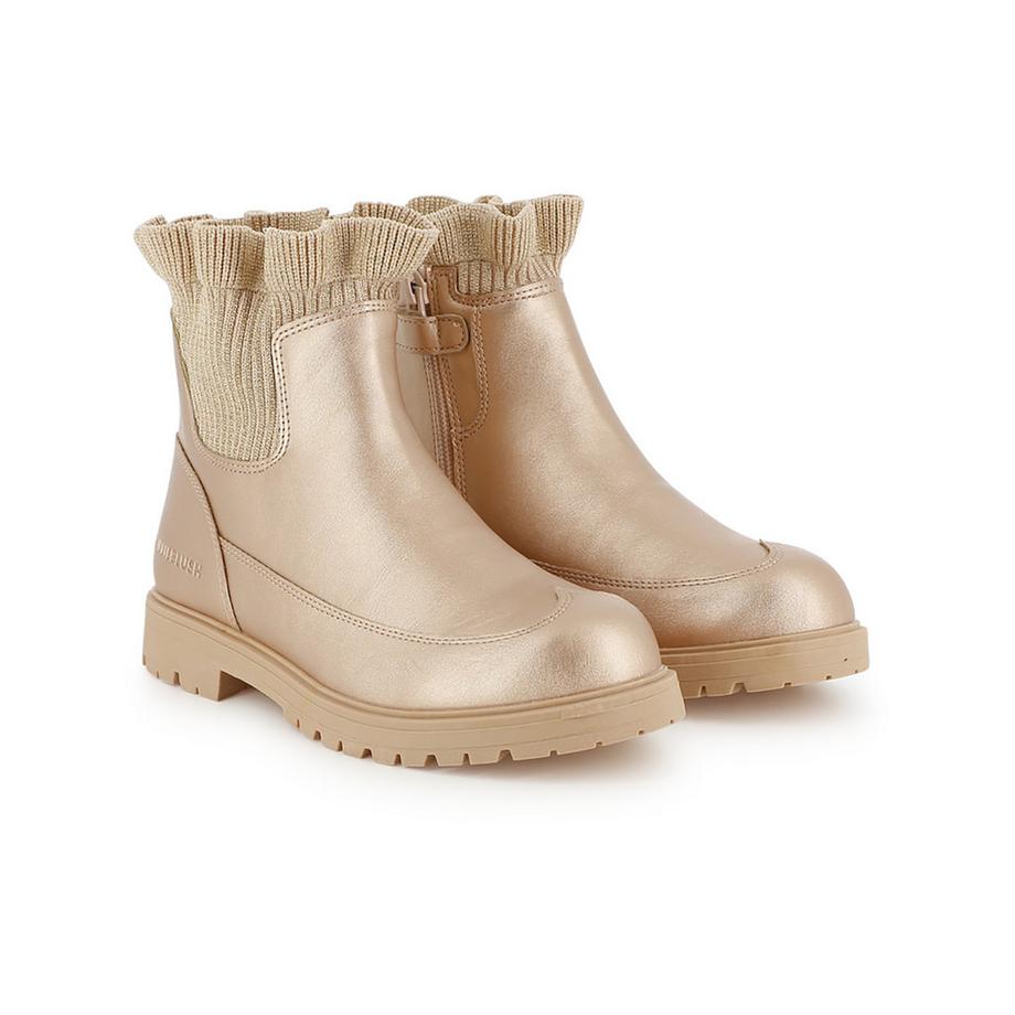 Billieblush Chaussures bateau avec bordure tricotée  