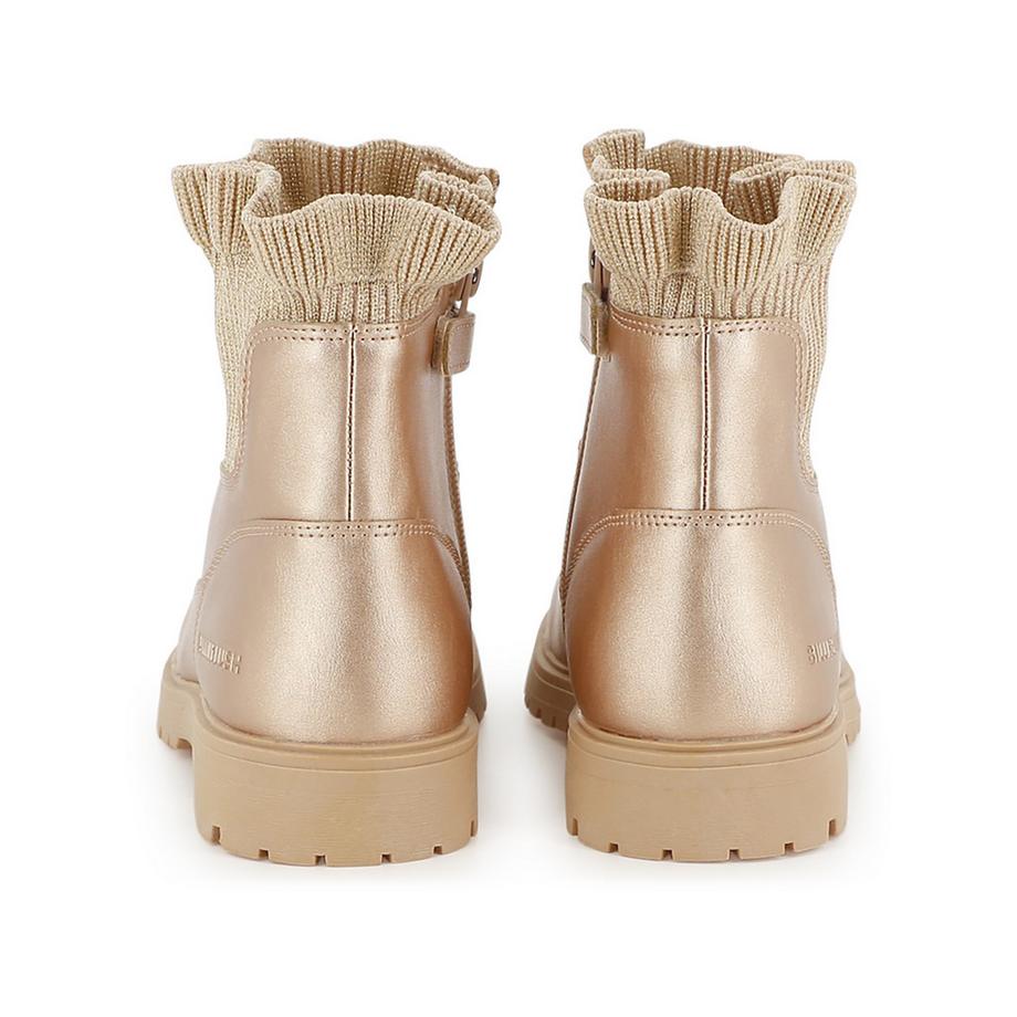 Billieblush Chaussures bateau avec bordure tricotée  