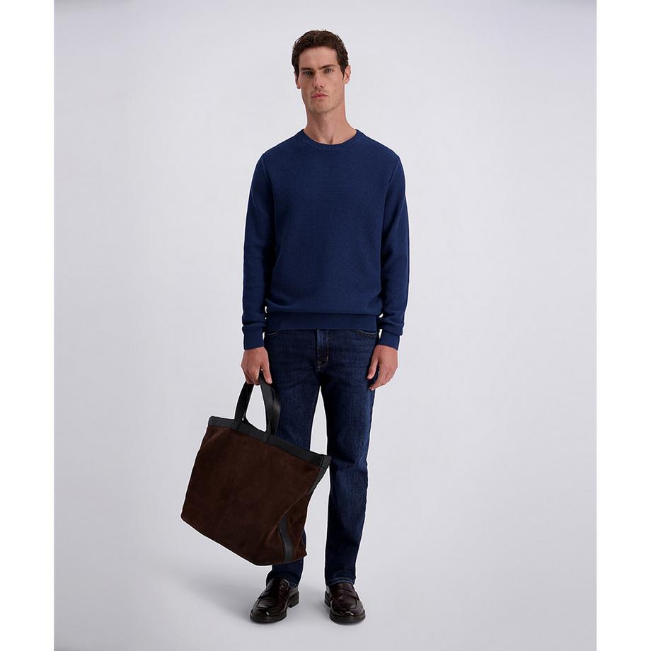pierre cardin Maglione girocollo in maglia a coste  