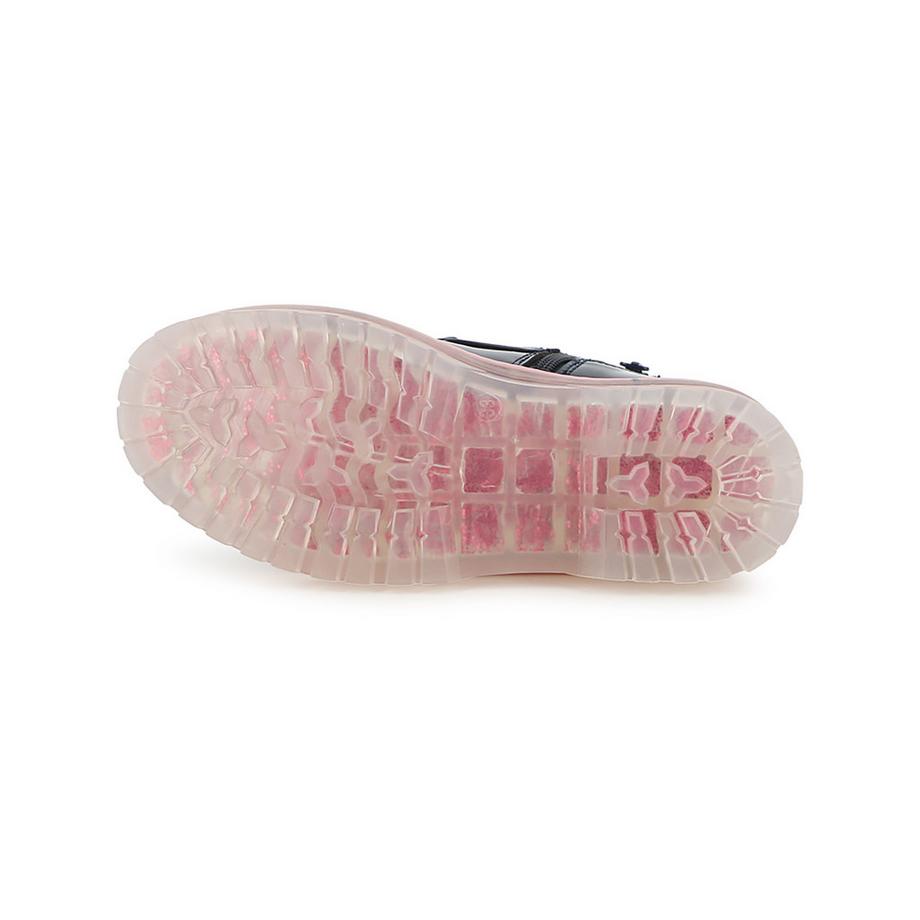 Billieblush Bottine de pluie avec rayure arc-en-ciel et panneau de paillettes  