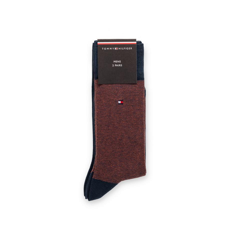 TOMMY HILFIGER TH MEN SOCK 2P BIRDEYE Wadenlange Socken Zweierpack  