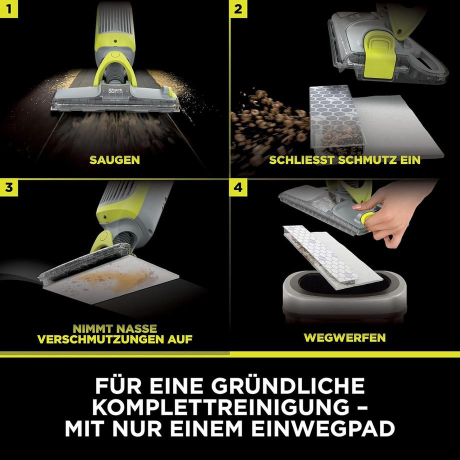 Shark Balai aspirateur sans fil VacMop 2in1 