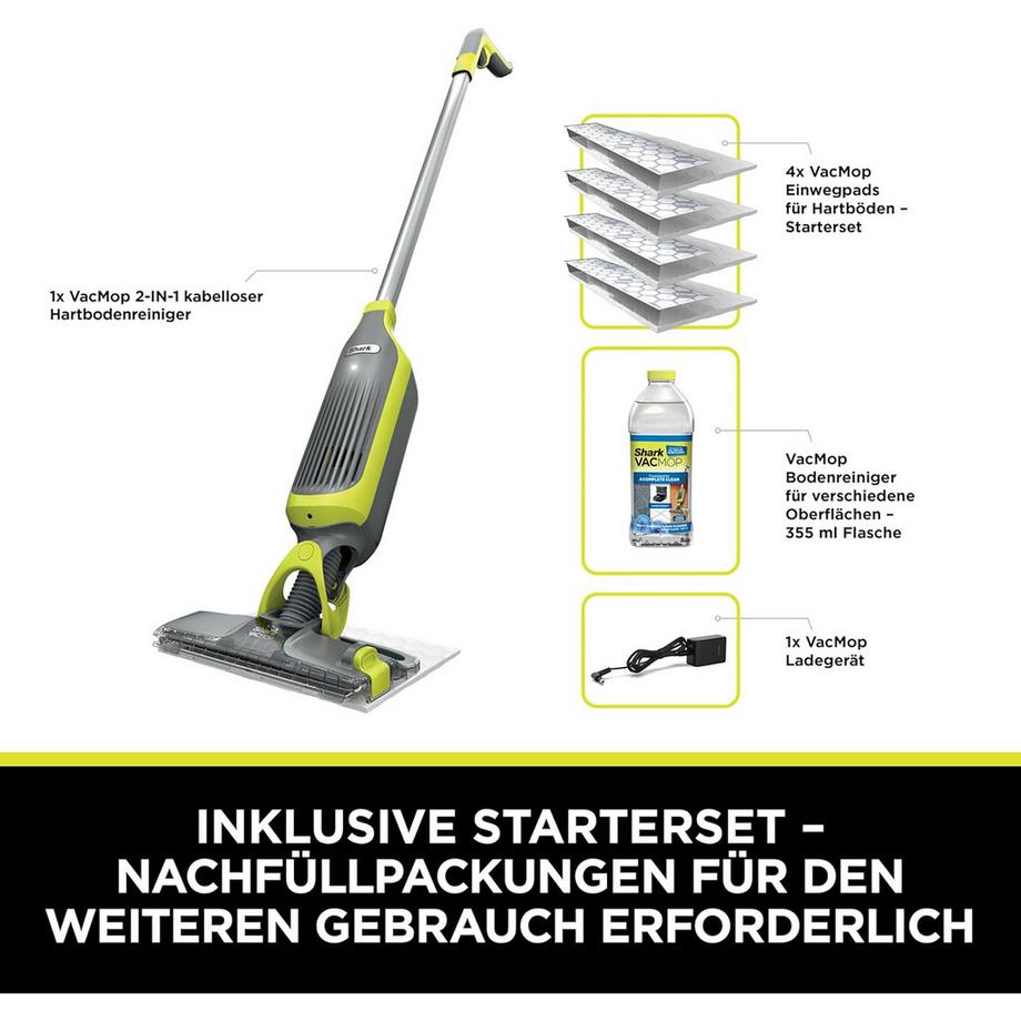 Shark Balai aspirateur sans fil VacMop 2in1 