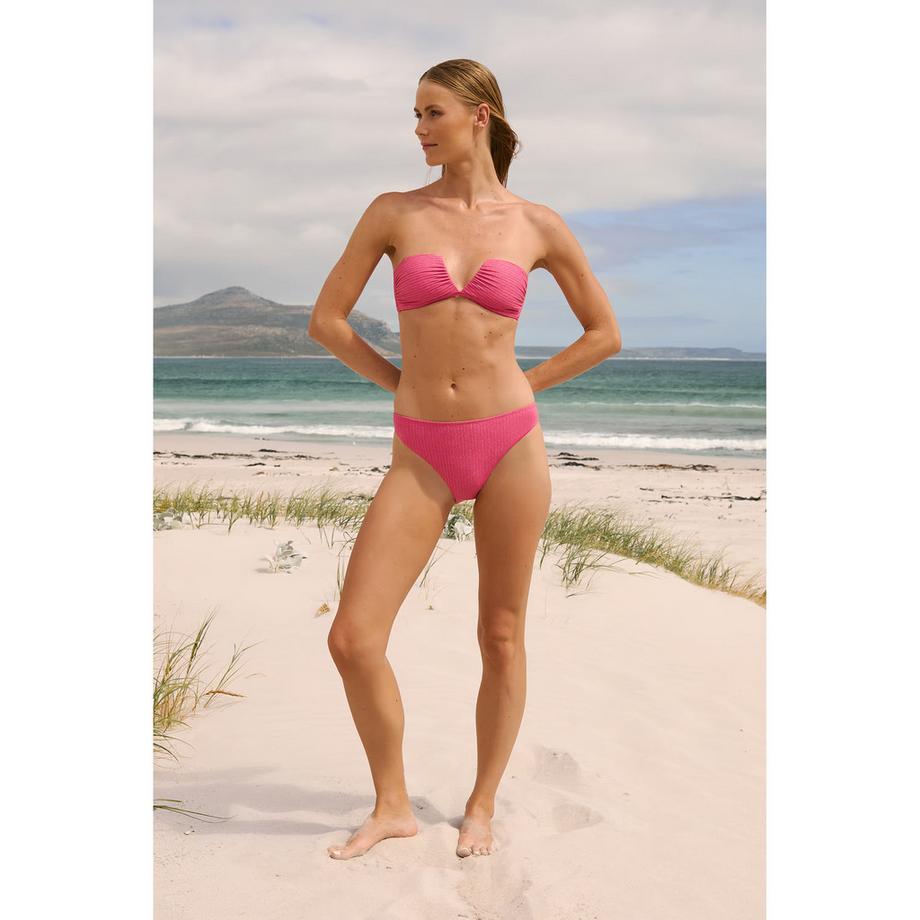 Etam Geripptes Bikini Unterteil  