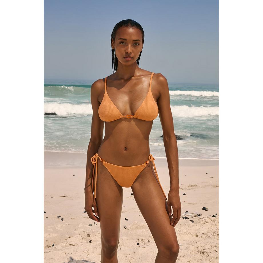 Etam Top bikini a triangolo a costine  