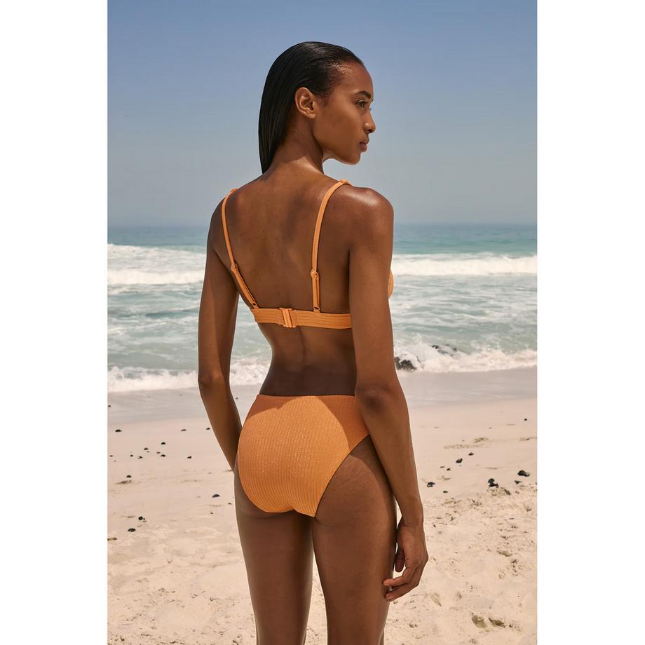 Etam Haut de bikini triangle côtelé  