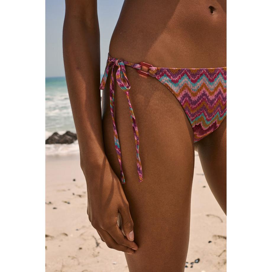 Etam Bas de bikini à motif zigzag  