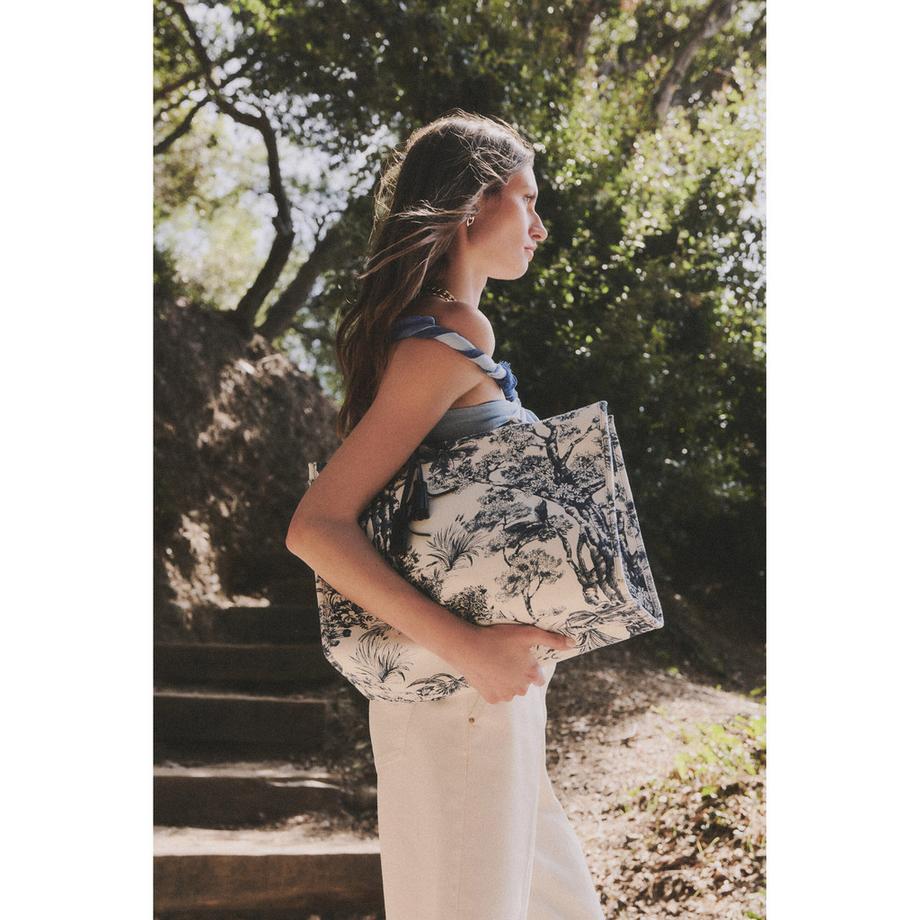 Caroll Sac fourre-tout à motif floral  