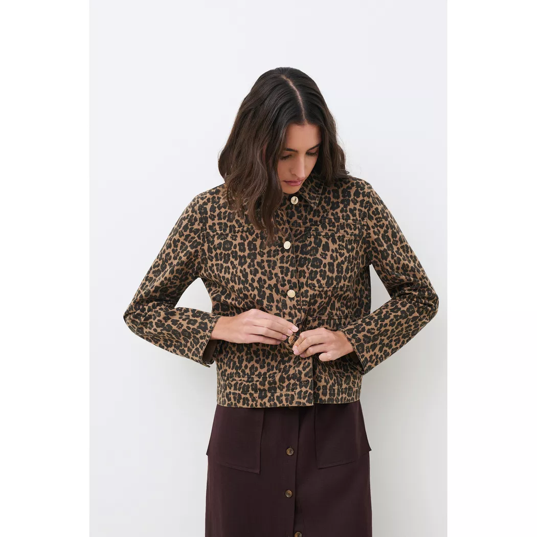 Caroll - Blouson, für Damen, Léopard, Größe 38