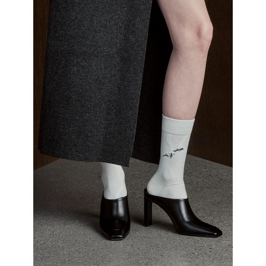 von Jungfeld Chaussettes hauteur mollet Signature Icons Ski  