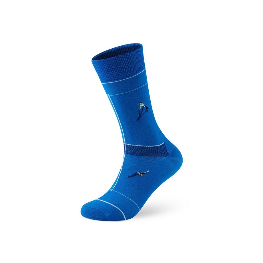 von Jungfeld Signature Icons I Padel Cobalt Blue Chaussettes Hauteur Mollet  