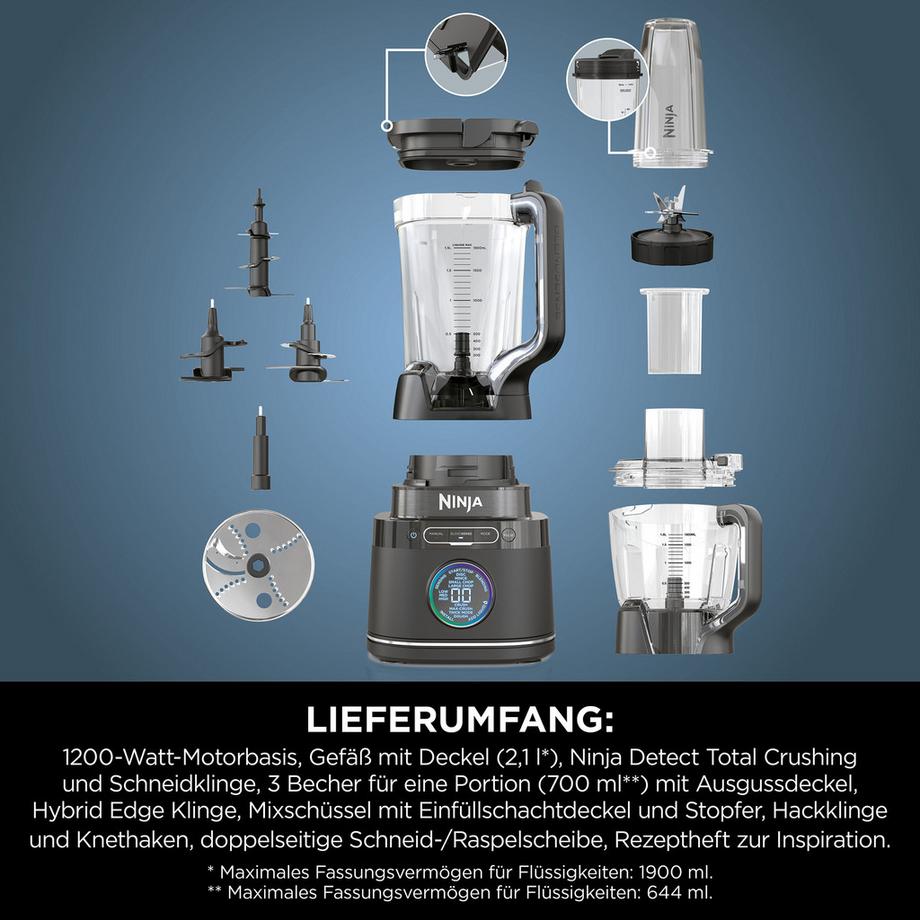 Ninja Bol mixeur Detect Power Mixer & Processor Pro 