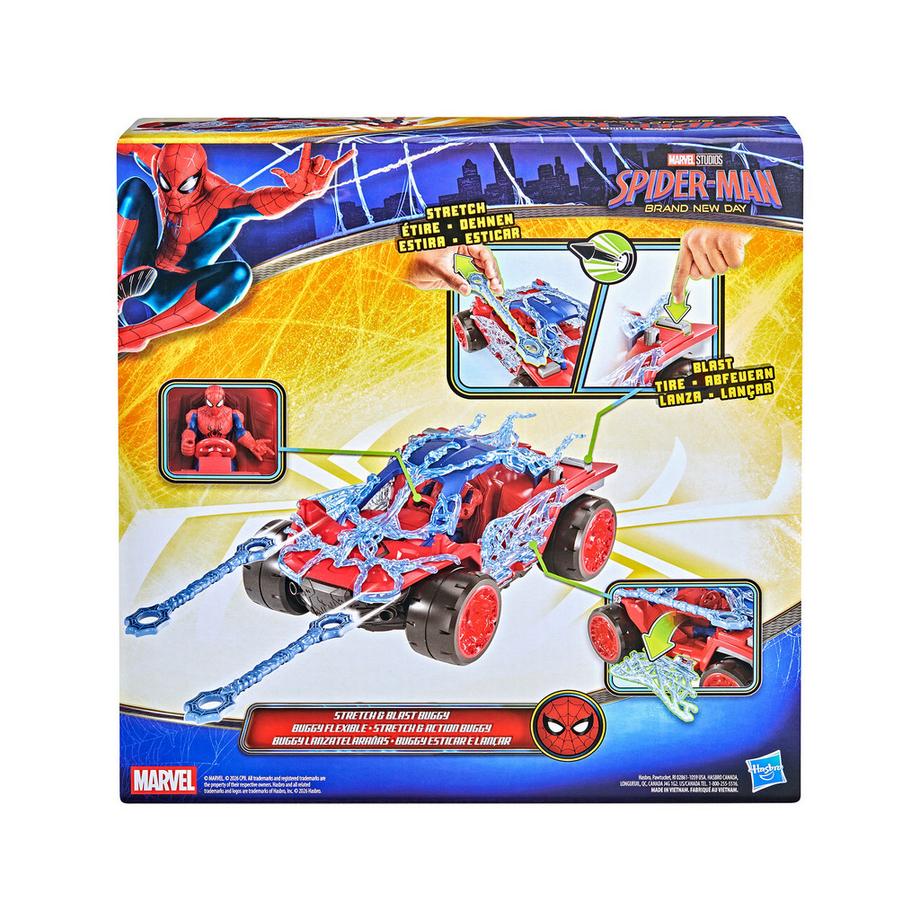 Hasbro  Marvel Spider-Man: Brand New Day, ActionVerse, Stretch & Blast Buggy 