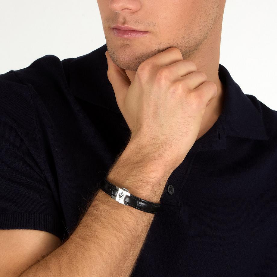 Maserati LEATHER Bracelet 