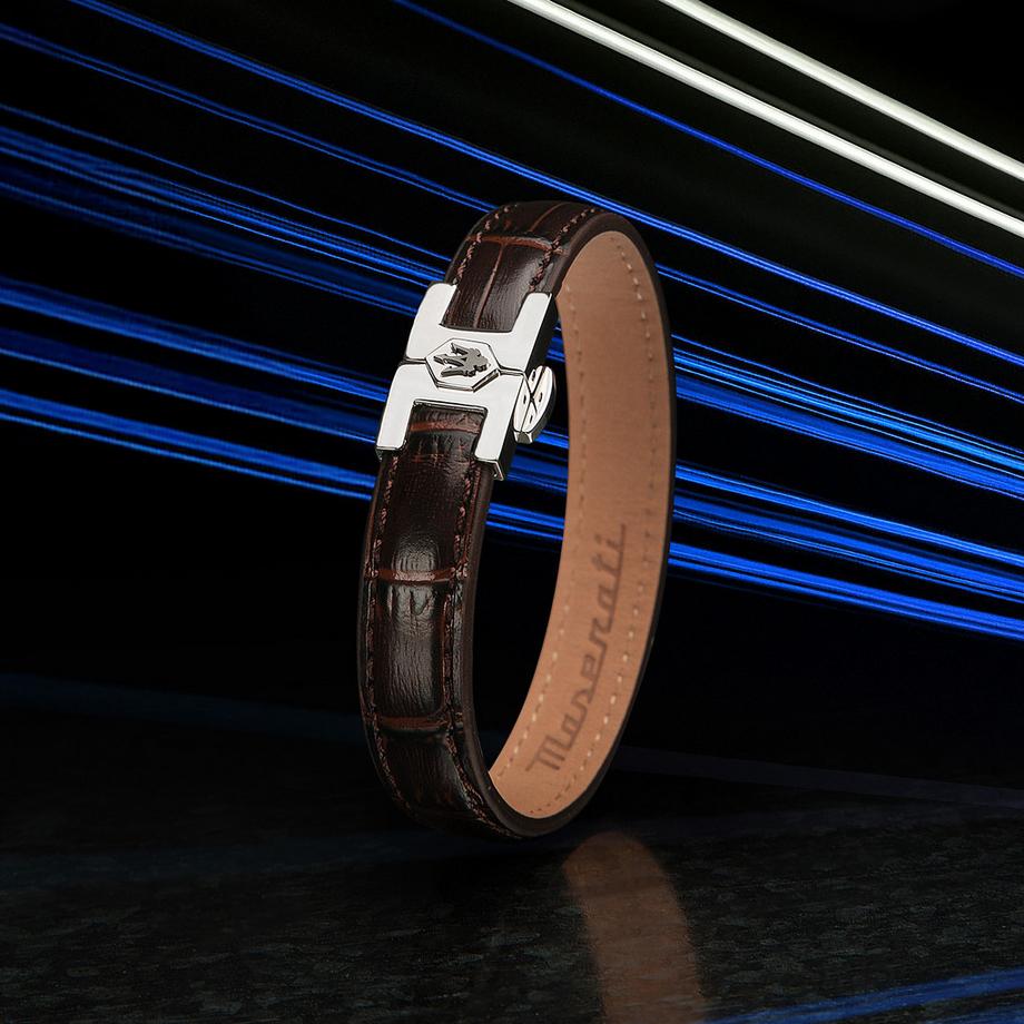 Maserati LEATHER Bracelet 