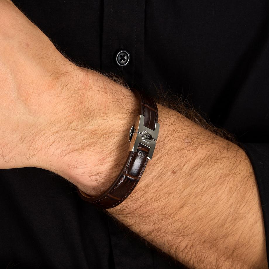 Maserati LEATHER Bracelet 