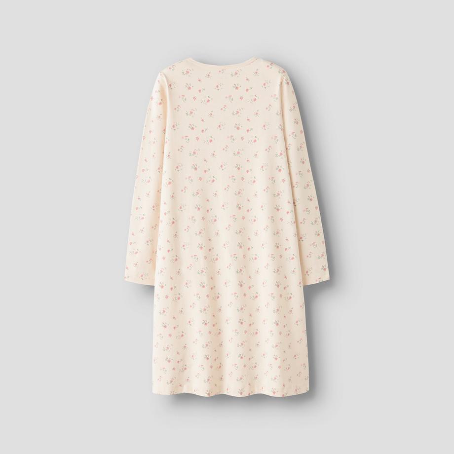 Name It Chemise de Nuit à Manches Longues à Motif Floral  