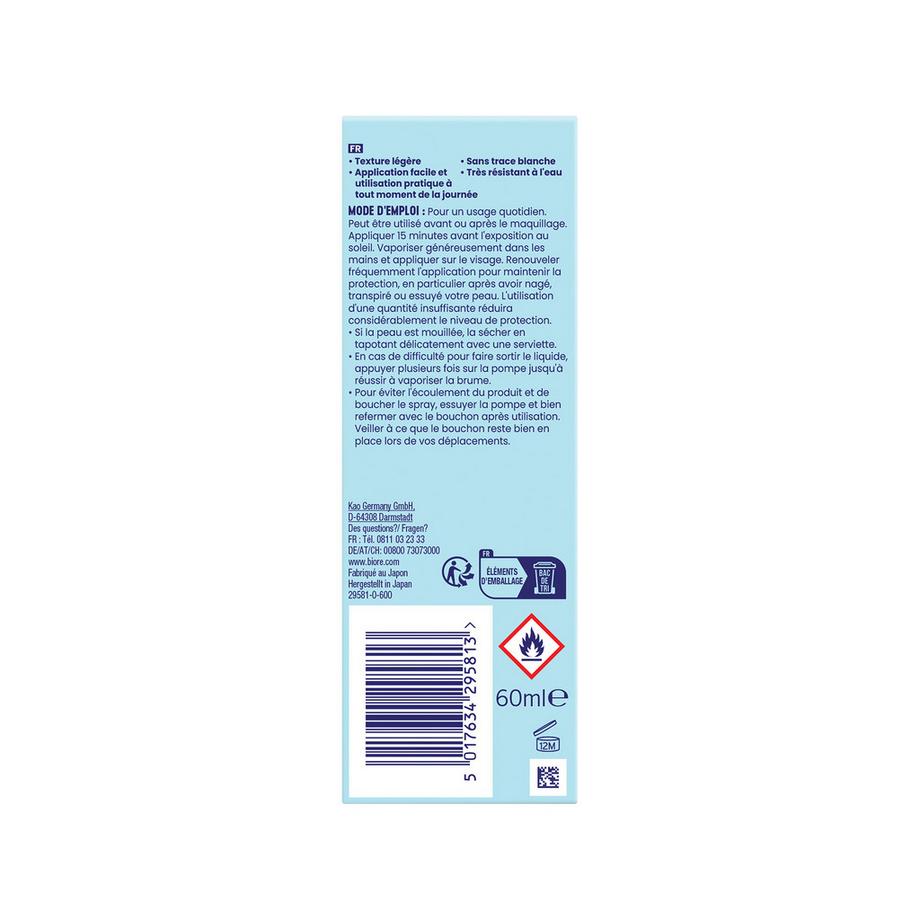 Bioré  Aqua Rich UV Spray viso invisibile SPF50 