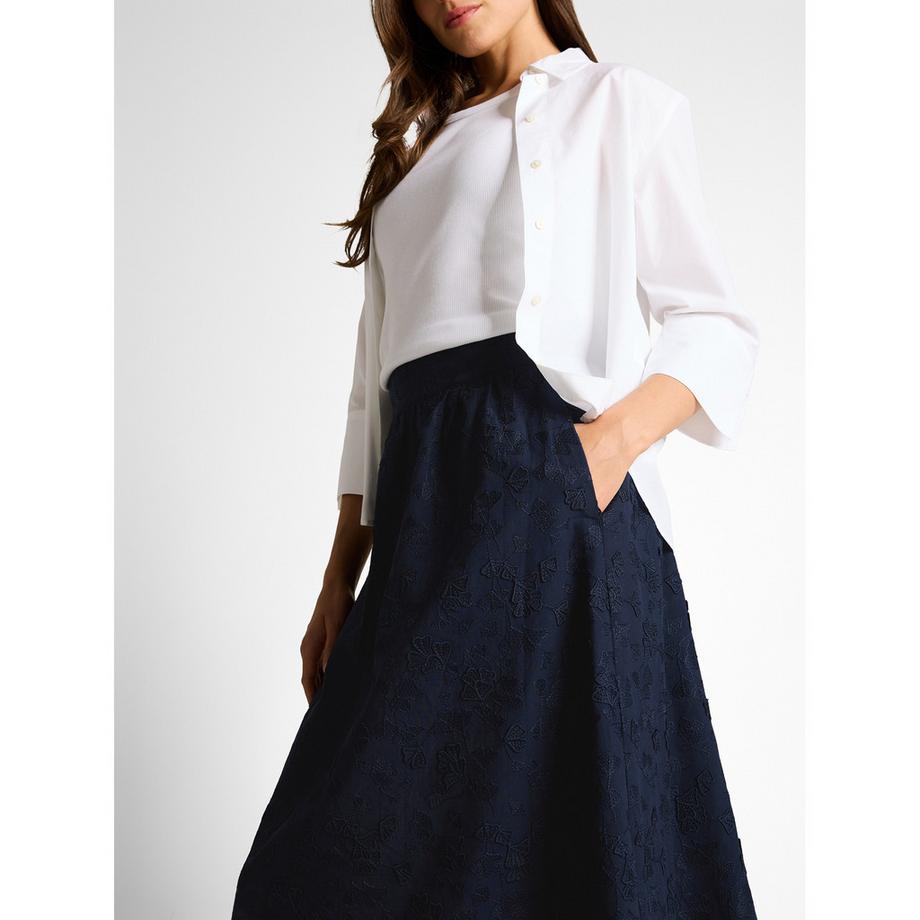 TOM TAILOR Jupe Midi Brodé  