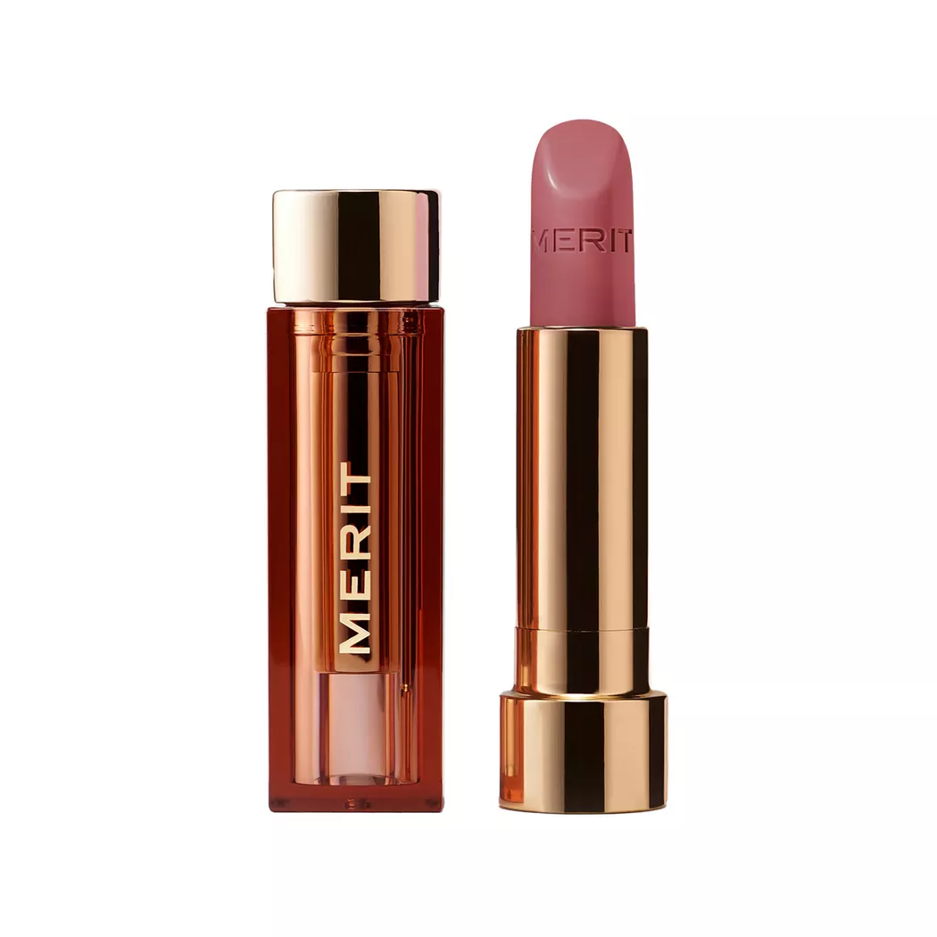 Merit Beauty - Signature Lip Satin - Seidenmatter Lippenstift mit Zweiter-Haut-Effekt, 3 g, Millenial