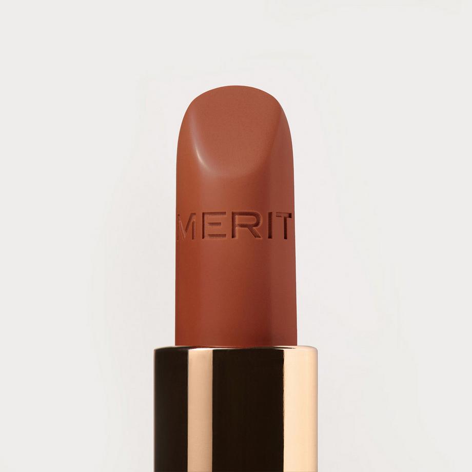Merit Beauty  Signature Lip Satin - Rouge À Lèvres Satiné Effet Seconde Peau  