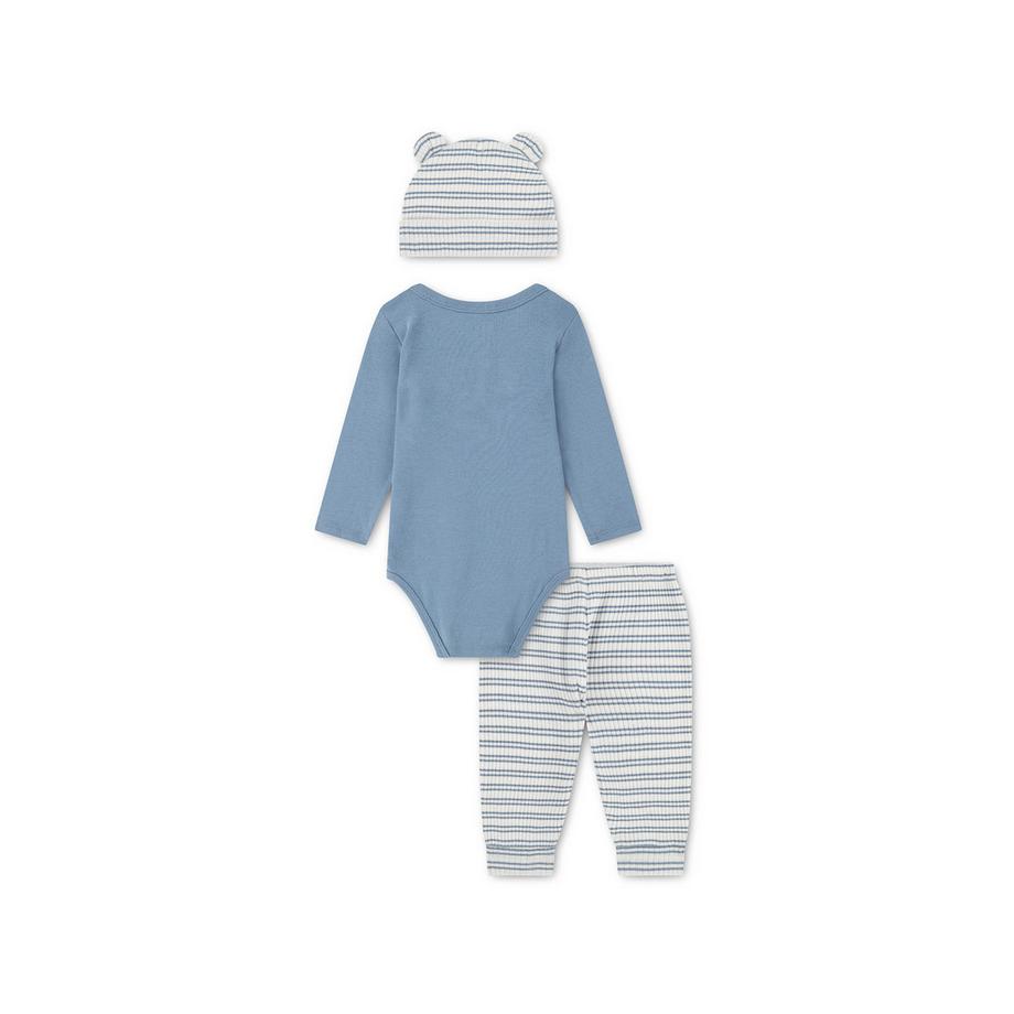 HUGGIES  Set: Body, bonnet & chaussettes 