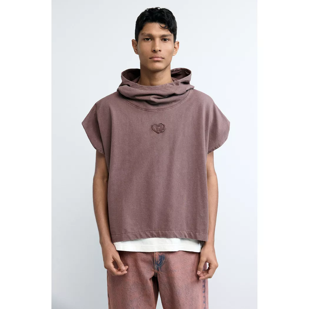 Desigual T-shirt capuche logo RED XL male
