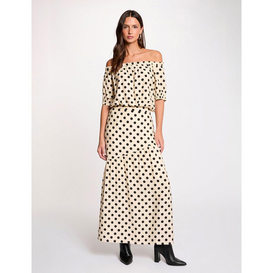 MORGAN Top Carmen a Pois  