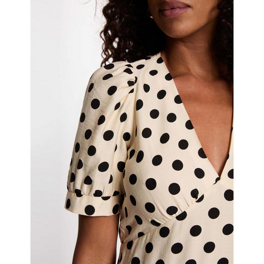 MORGAN Gepunktetes Midikleid  