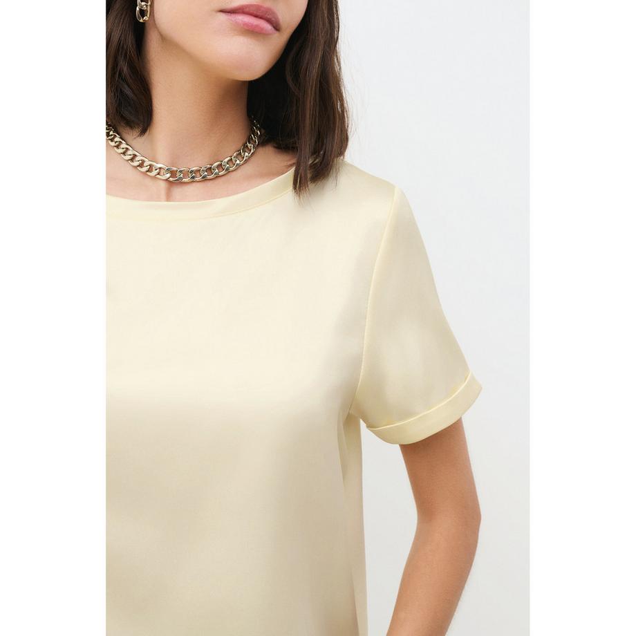 Caroll T-shirt Col Bateau Manches Courtes  