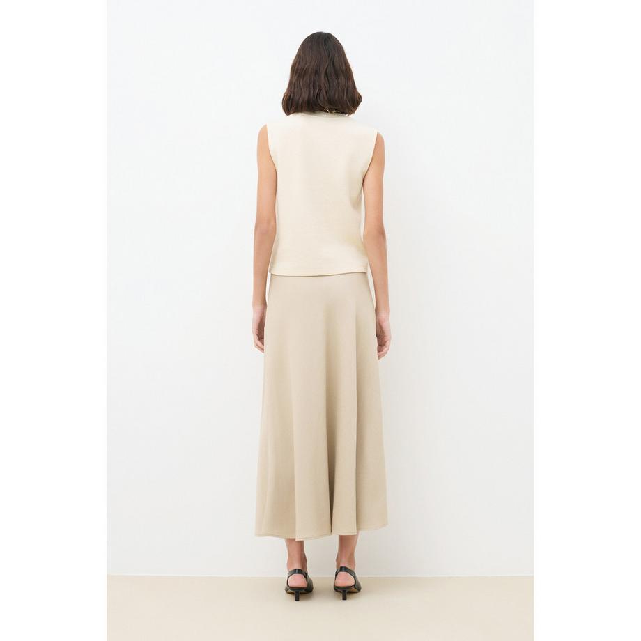 Caroll Top Scollo a V Senza Maniche  